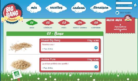Céréales en ligne