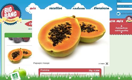 céréales fruit papaye