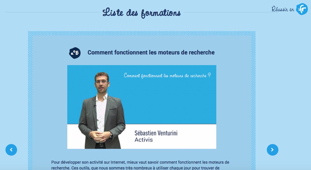 Formation référencement AFNIC