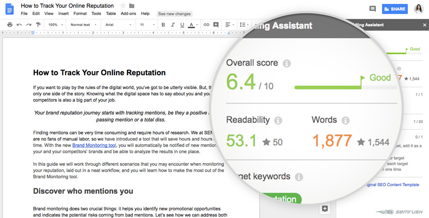 SEO Writting Assistant